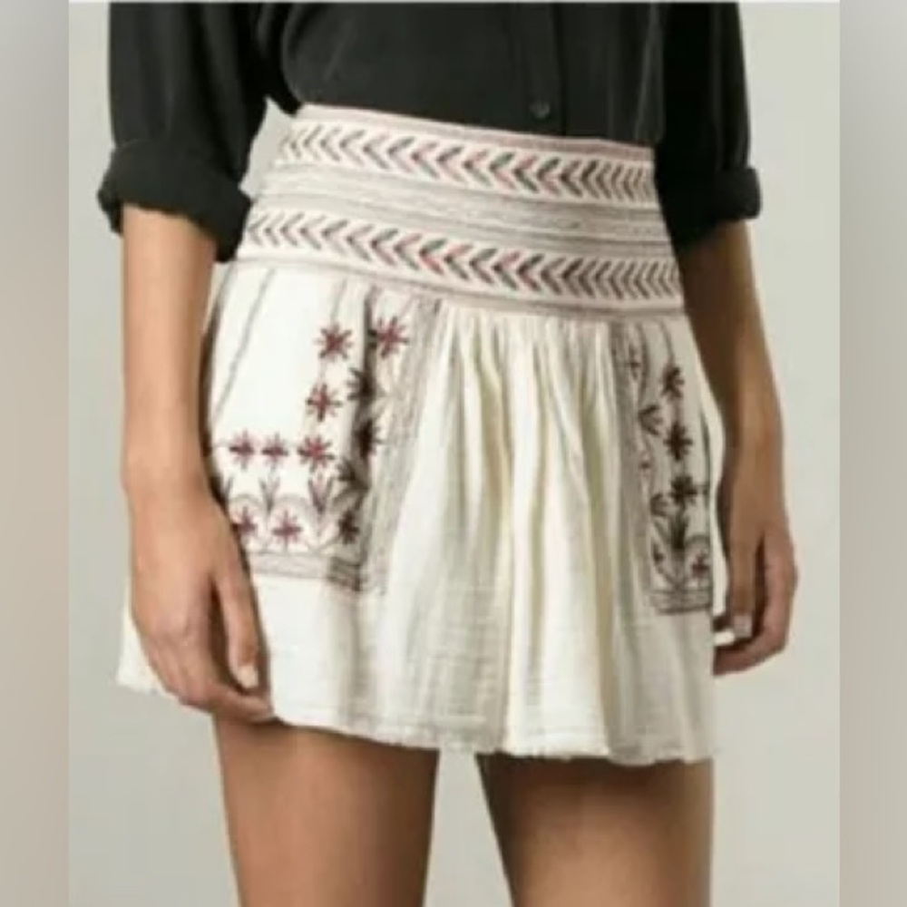 Isabel Marant Étoile l Vera Mini Embroidered Skirt